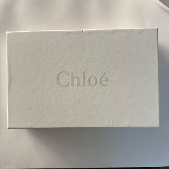 Chloe Long Wallet Leather  L Shape Zipper Turn Lock - Picture 3 of 16